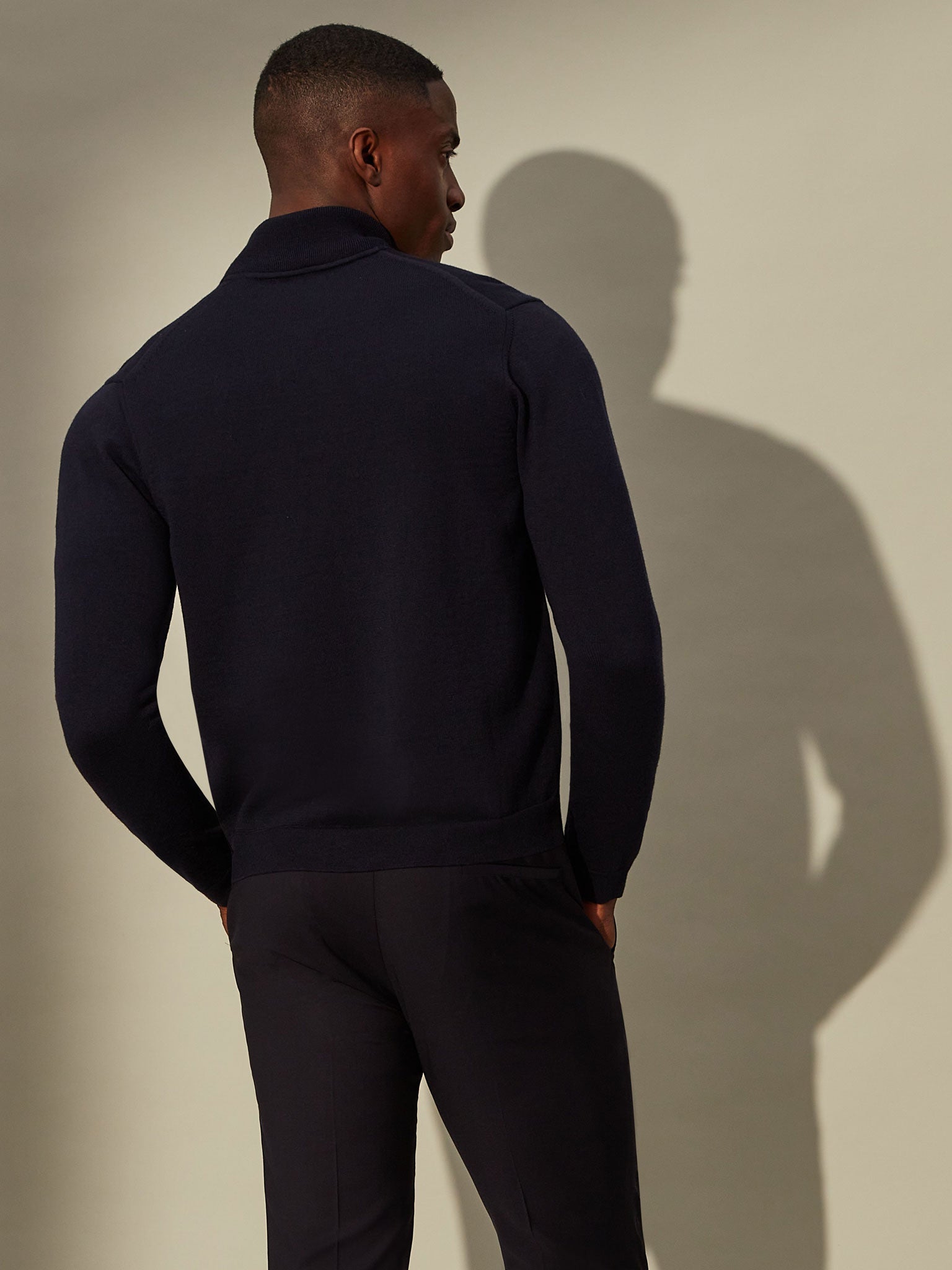 mens blue zip cardigan - upgrade your wardrobe with our sleek men's travel collection