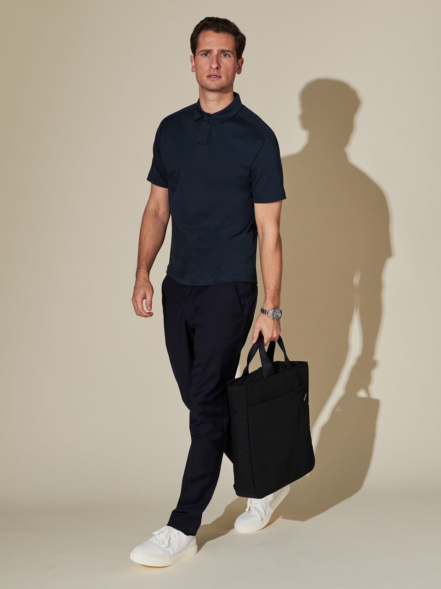 Men's blue cotton top