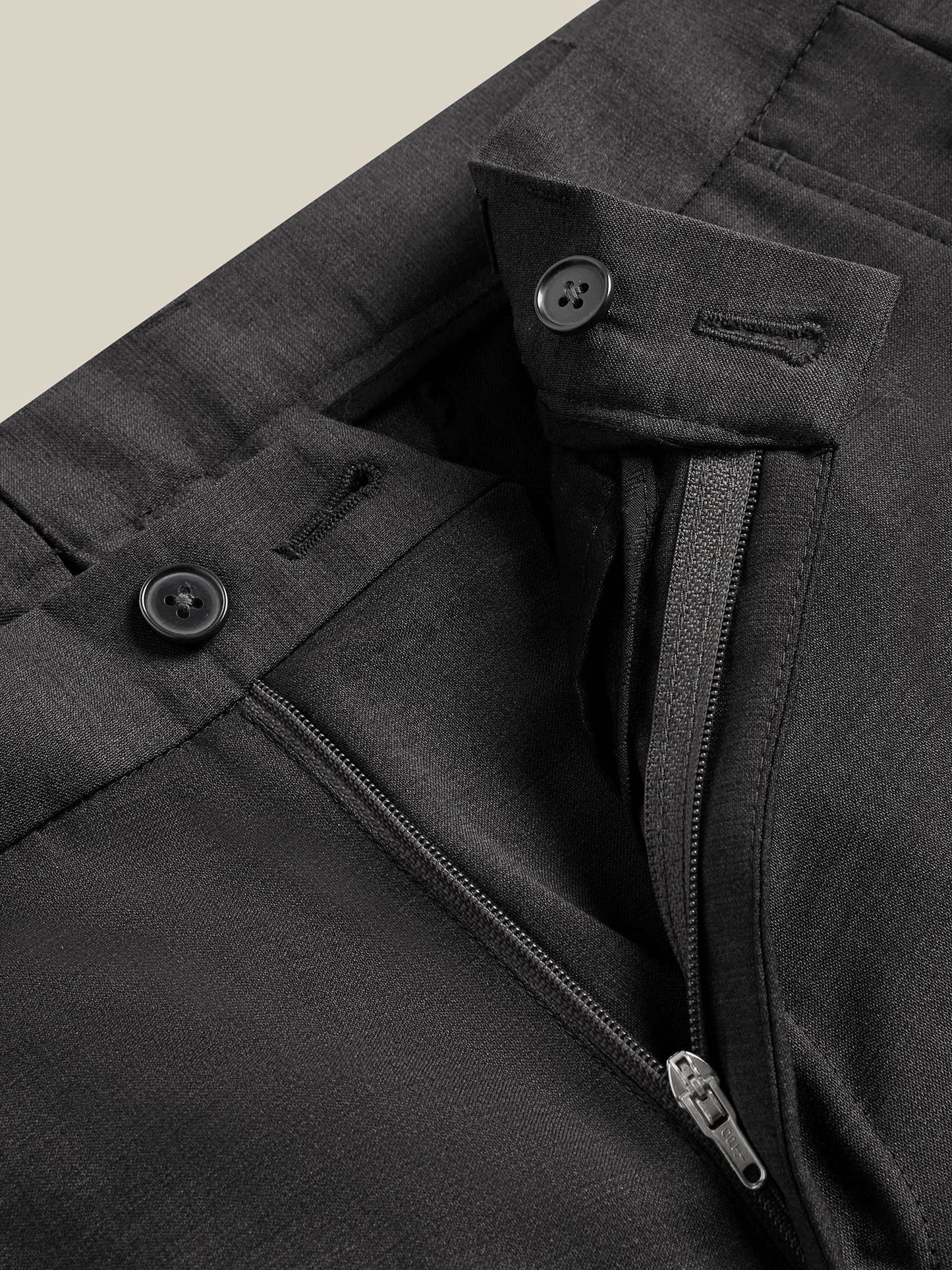 Four Season Wool Travel Trouser - Downtown Grey