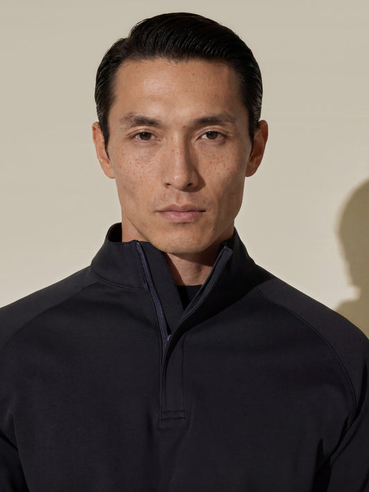 Half zip - Nordic Blue