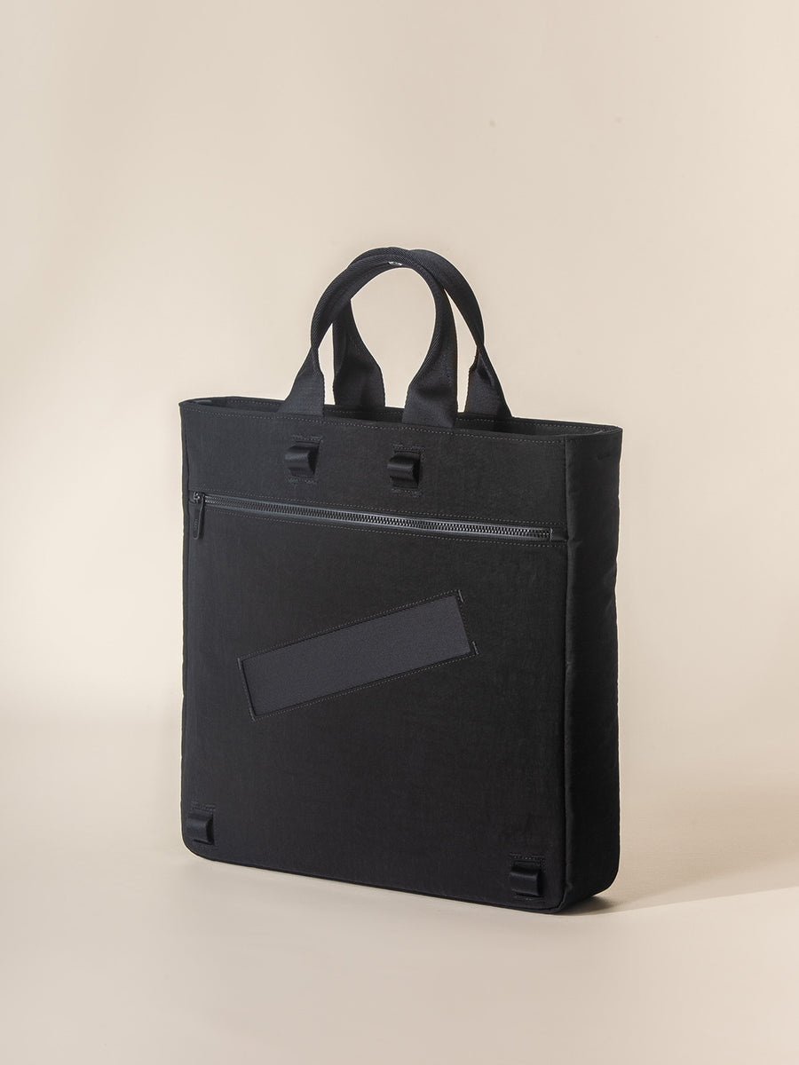 Men s Tote Bag Convertible Black Business Tote Bag migr