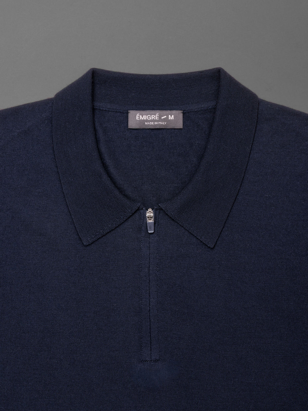 The Chair Merino Short Sleeve Polo - Dark Navy