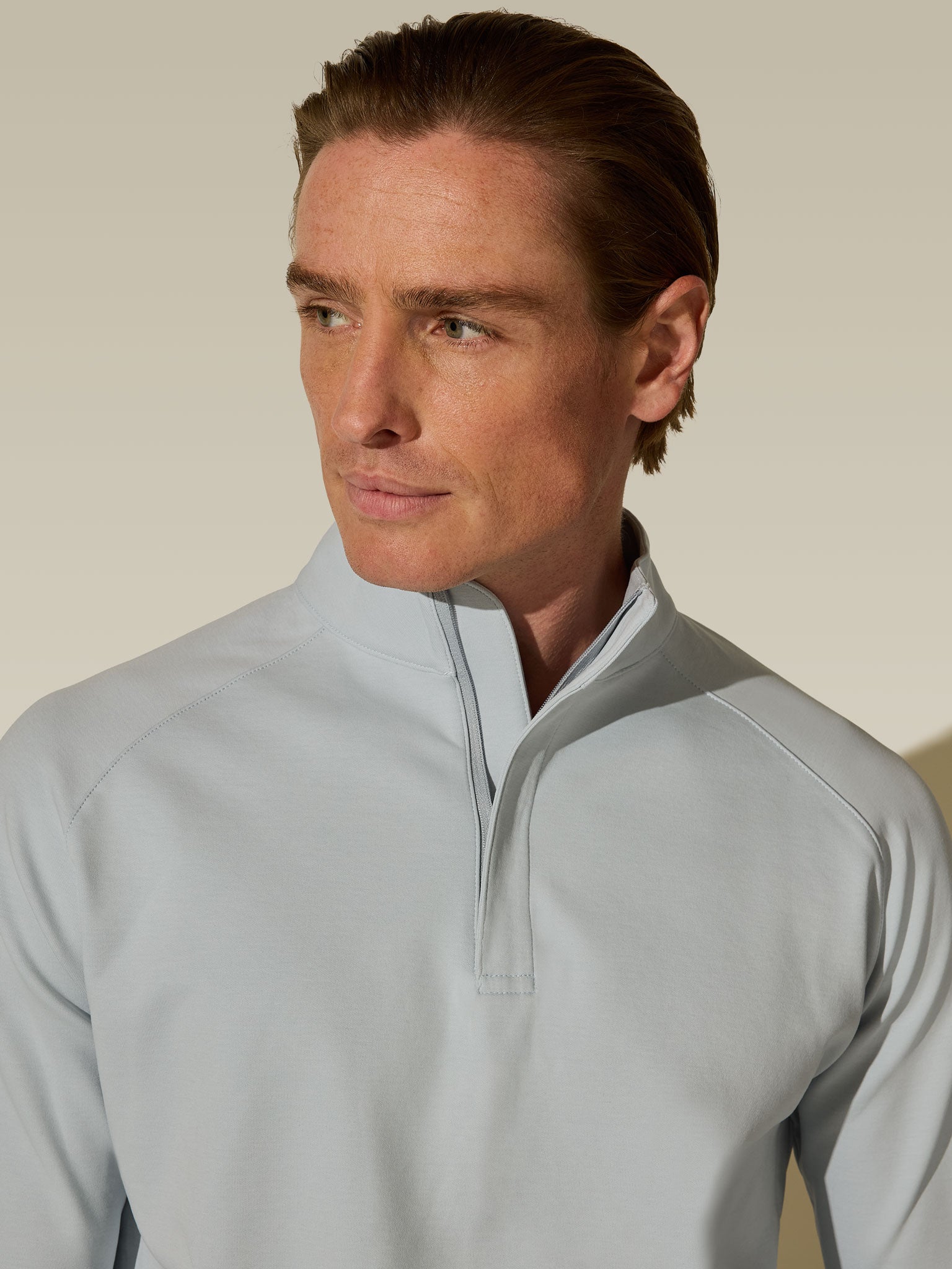 Half zip - Pearl Blue