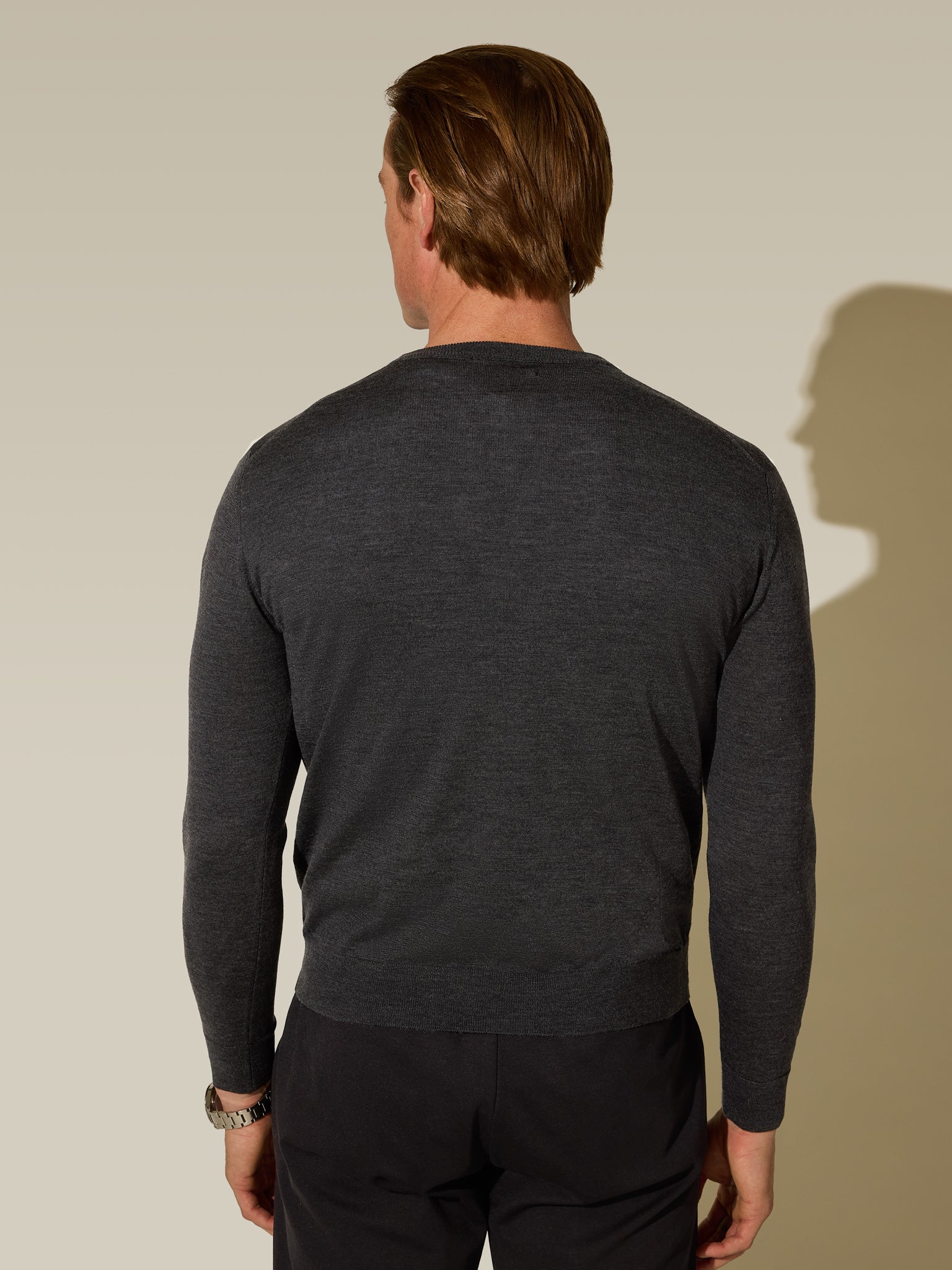 Merino Crewneck - Downtown Grey