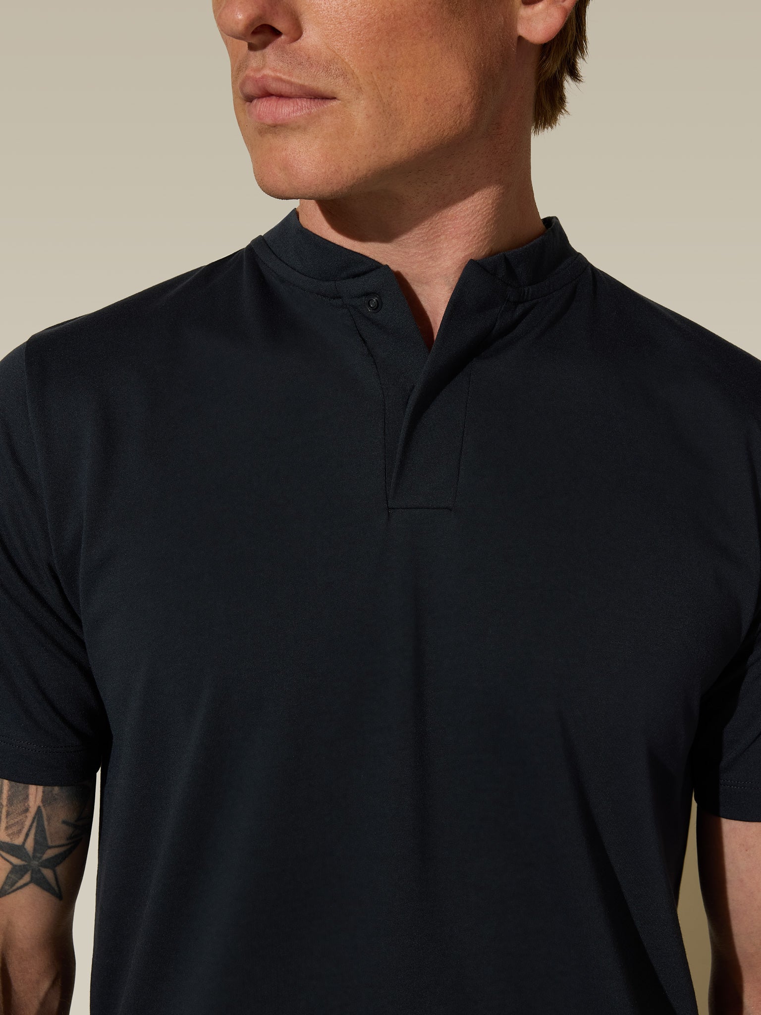 Sports Kit Henley - Dark Navy