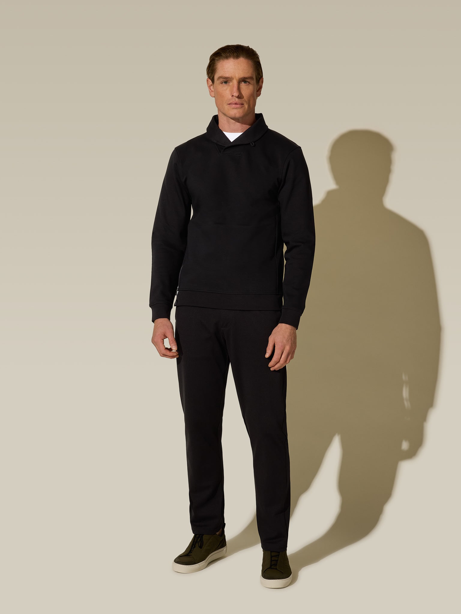 Shawl Neck - Black Beauty