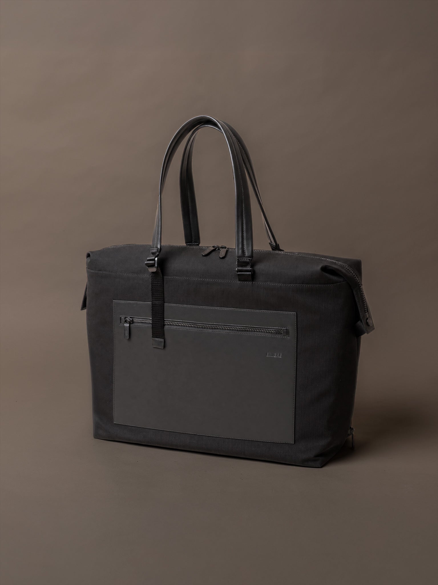 Adjustable Italian leather handles on The Studio Tote Bag