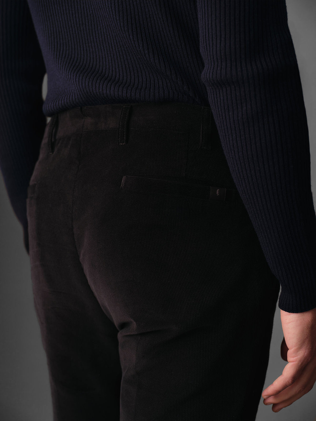 The Chair Corduroy Trousers - Black Beauty