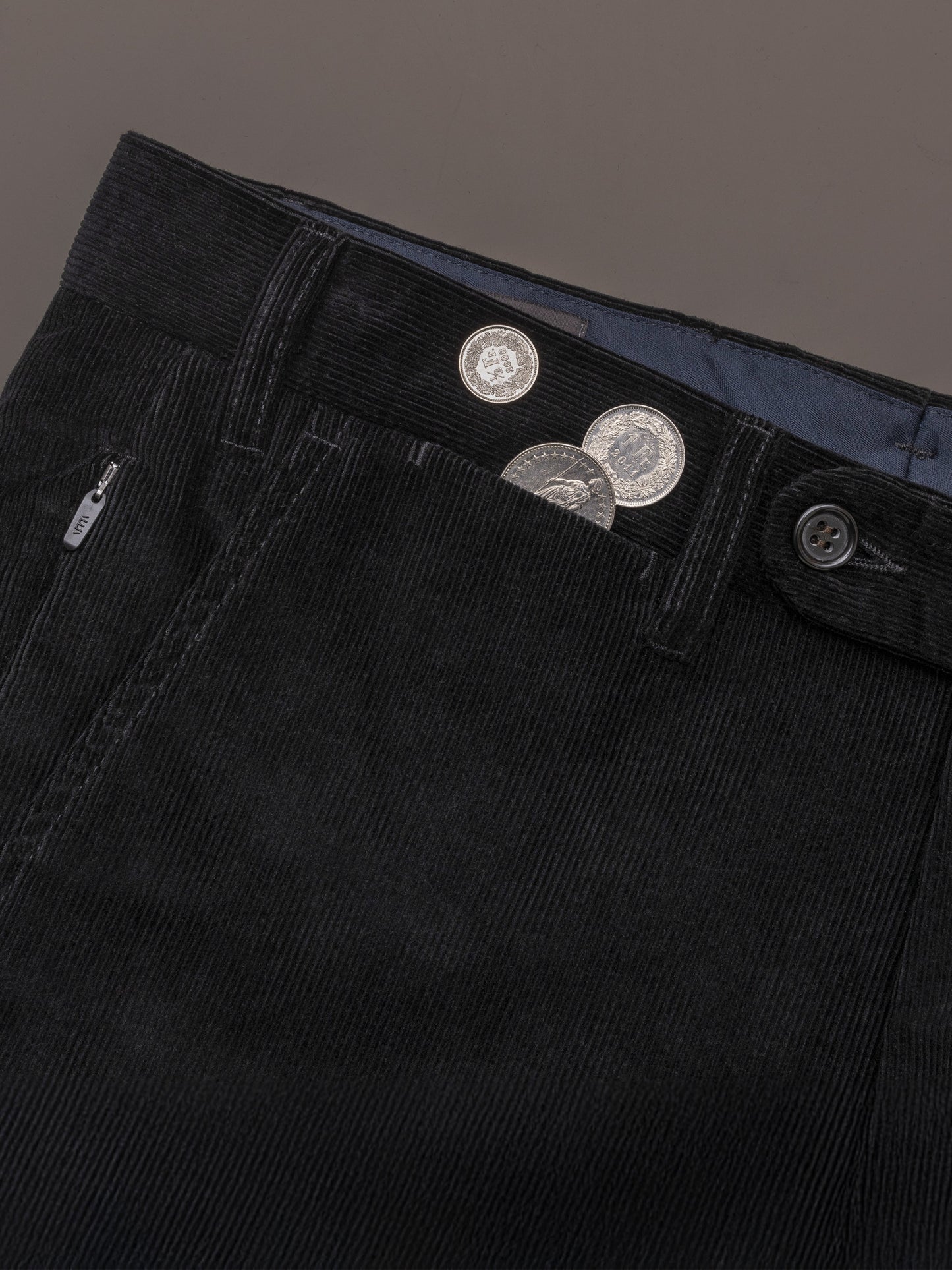 The Chair Corduroy Trousers - Black Beauty