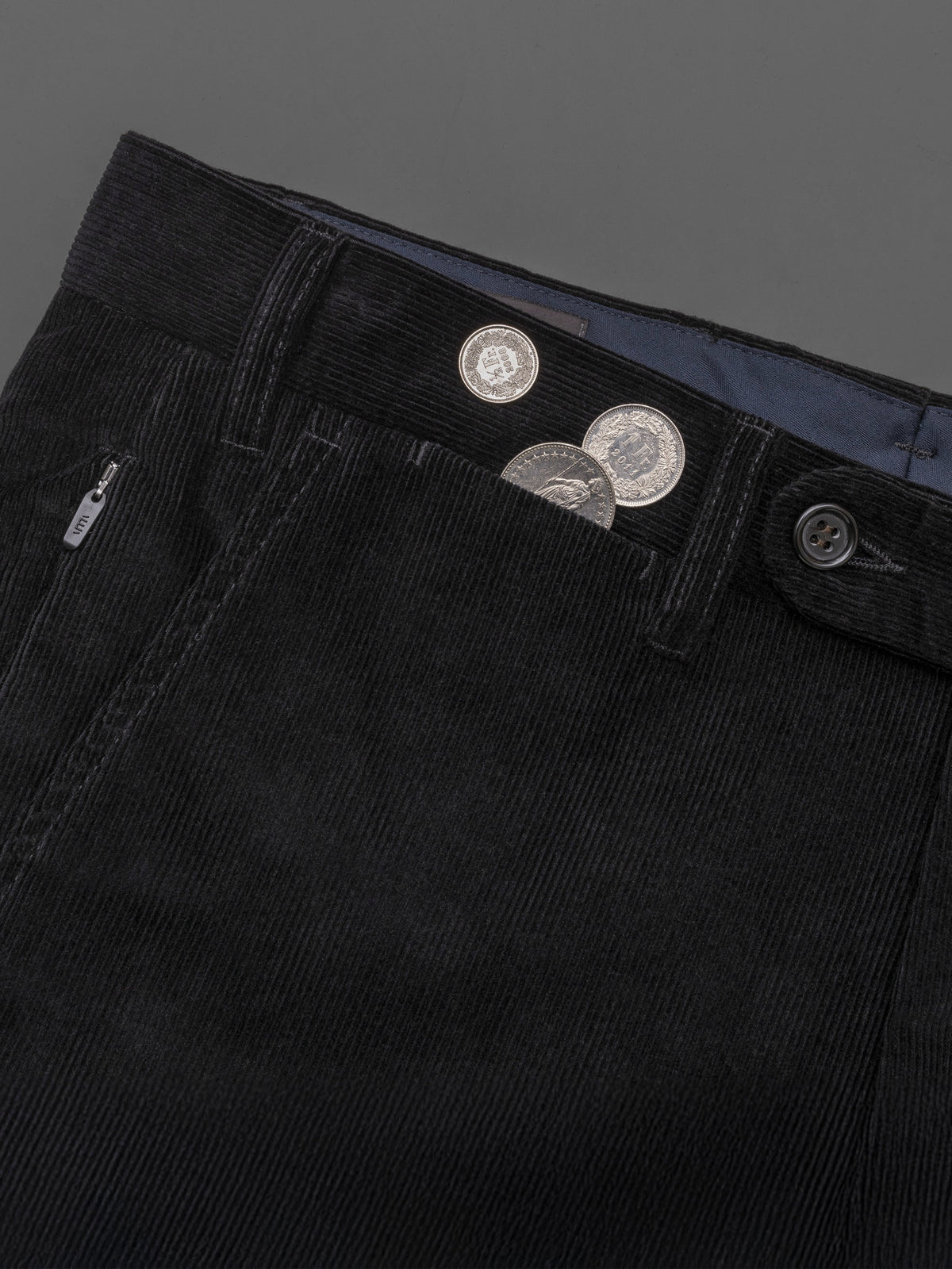 The Chair Corduroy Trousers - Black Beauty