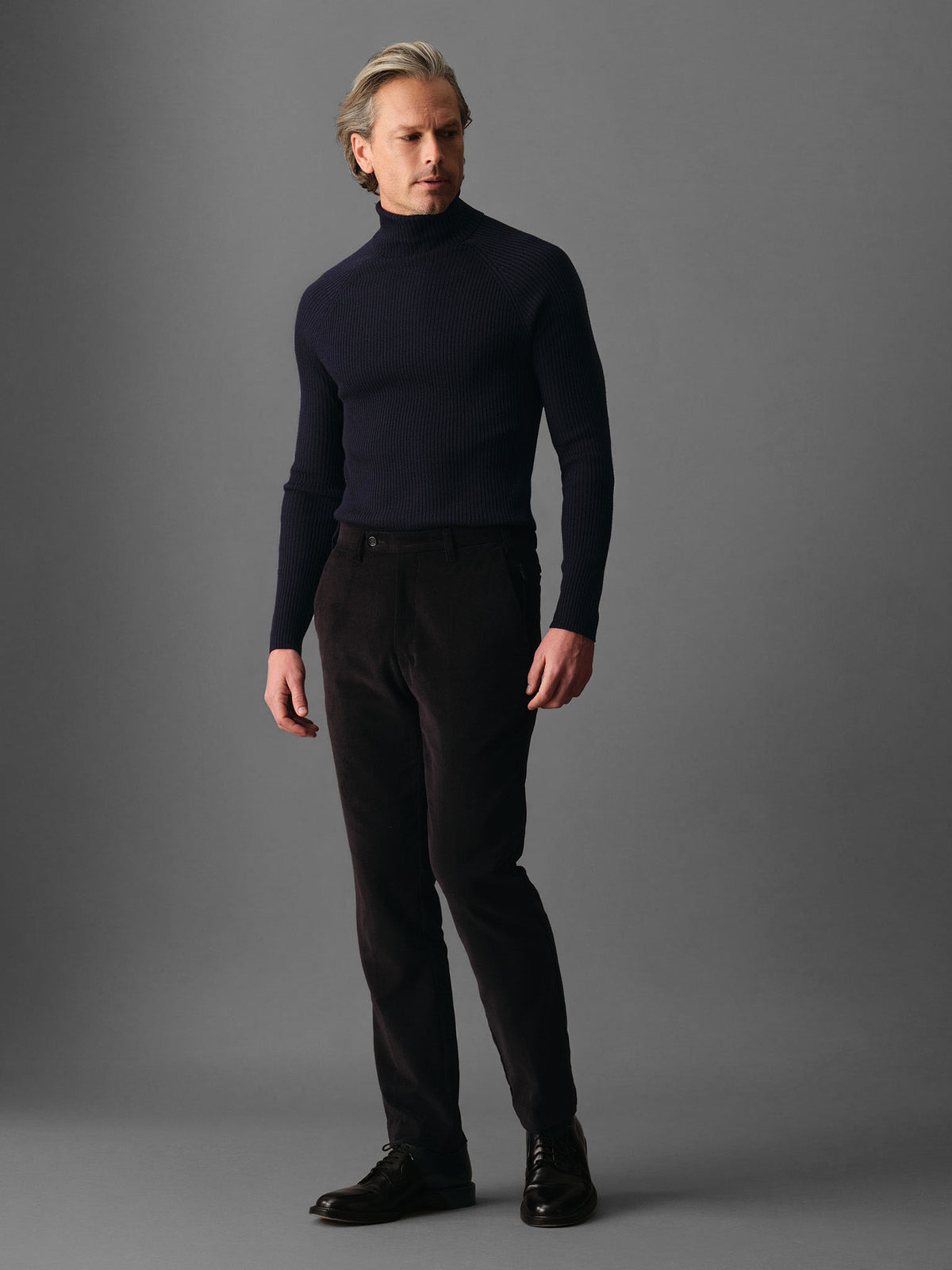 The Chair Corduroy Trousers - Black Beauty