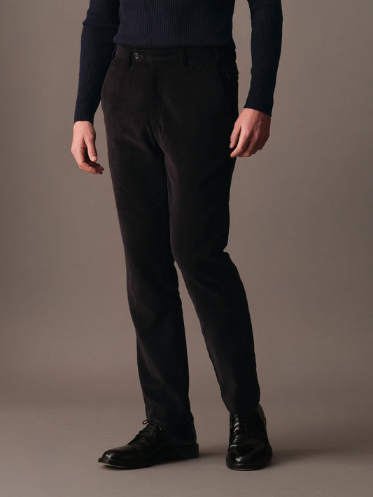 The Chair Corduroy Trousers - Black Beauty