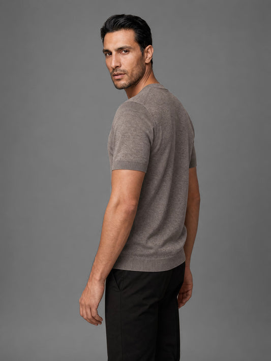The Chair Merino T-shirt - Warm Grey