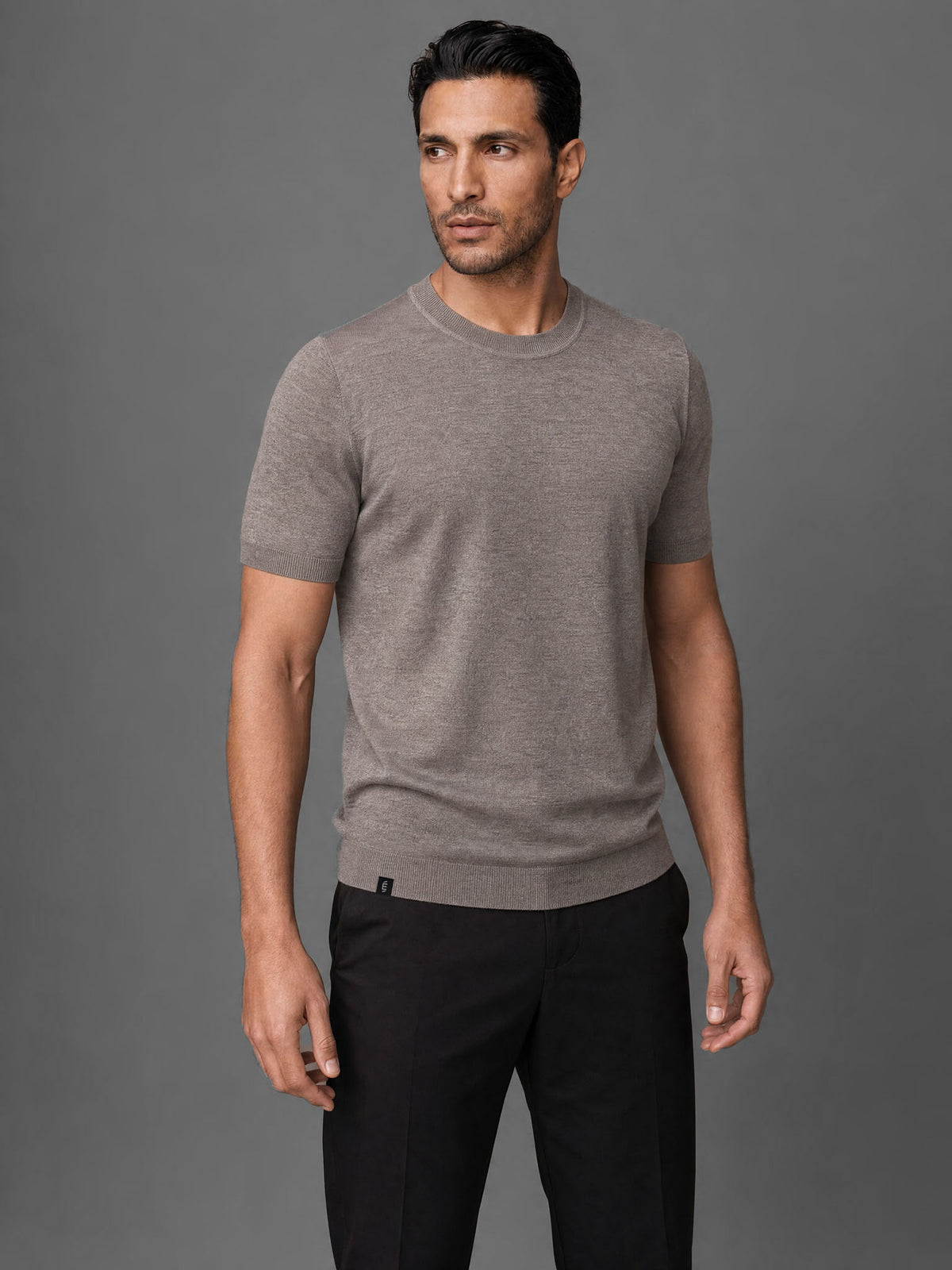 The Chair Merino T-shirt - Warm Grey