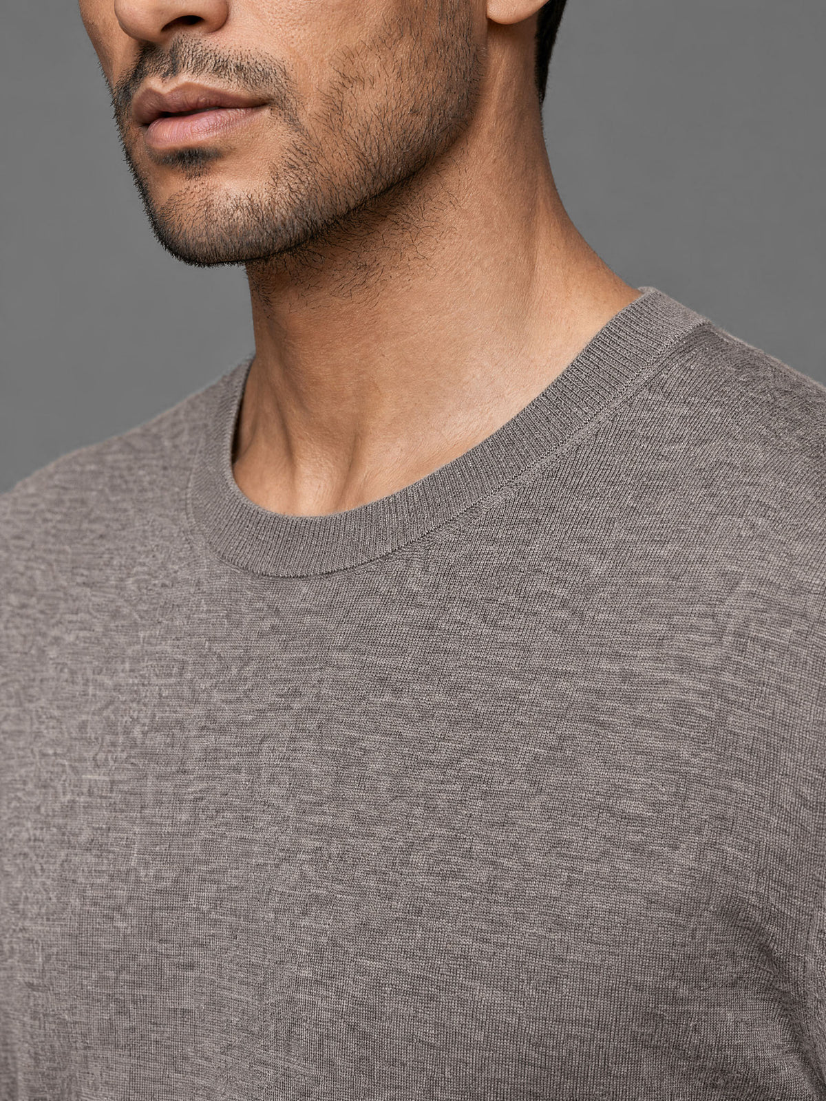 The Chair Merino T-shirt - Warm Grey