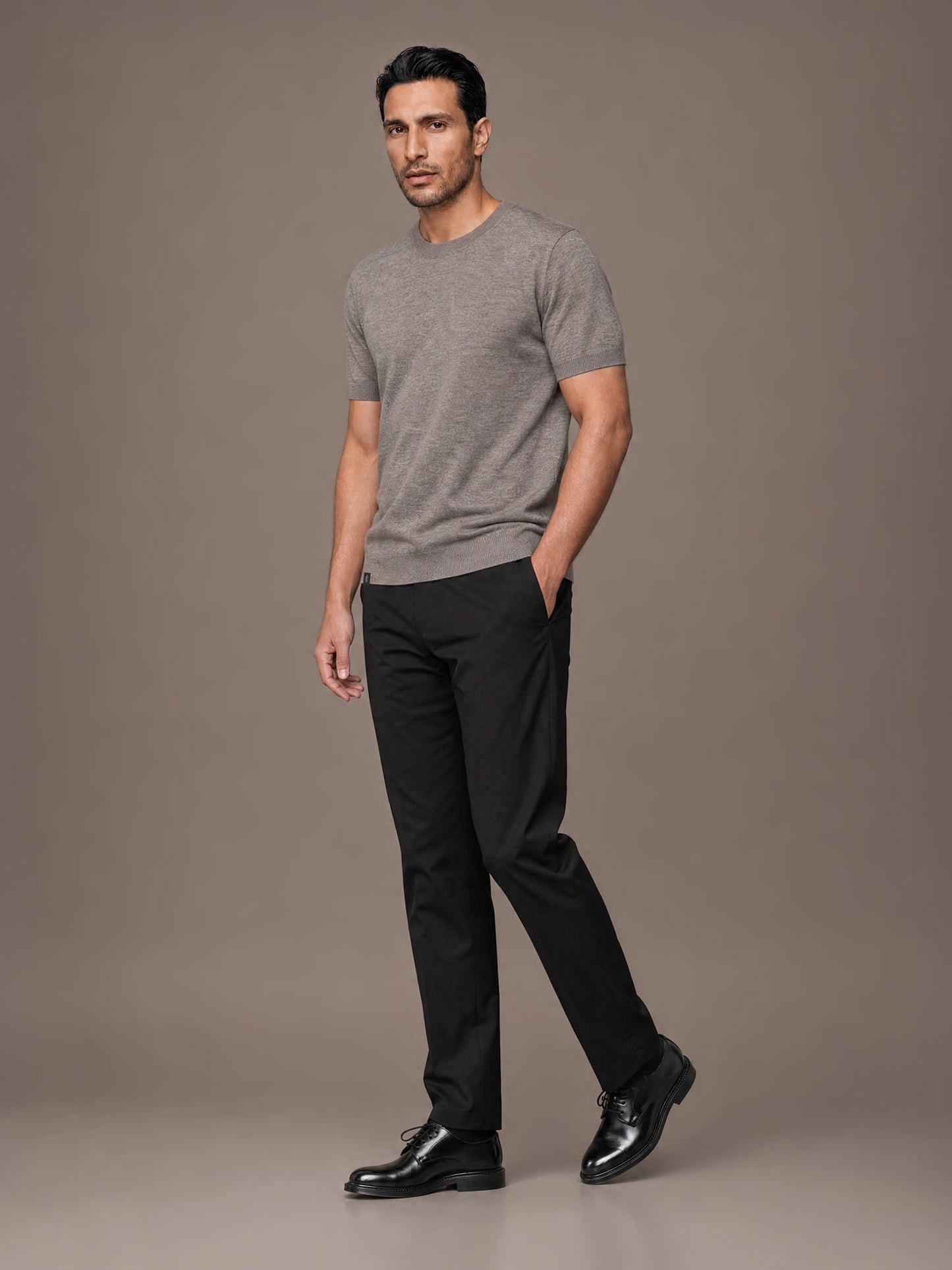 The Chair Merino T-shirt - Downtown Grey