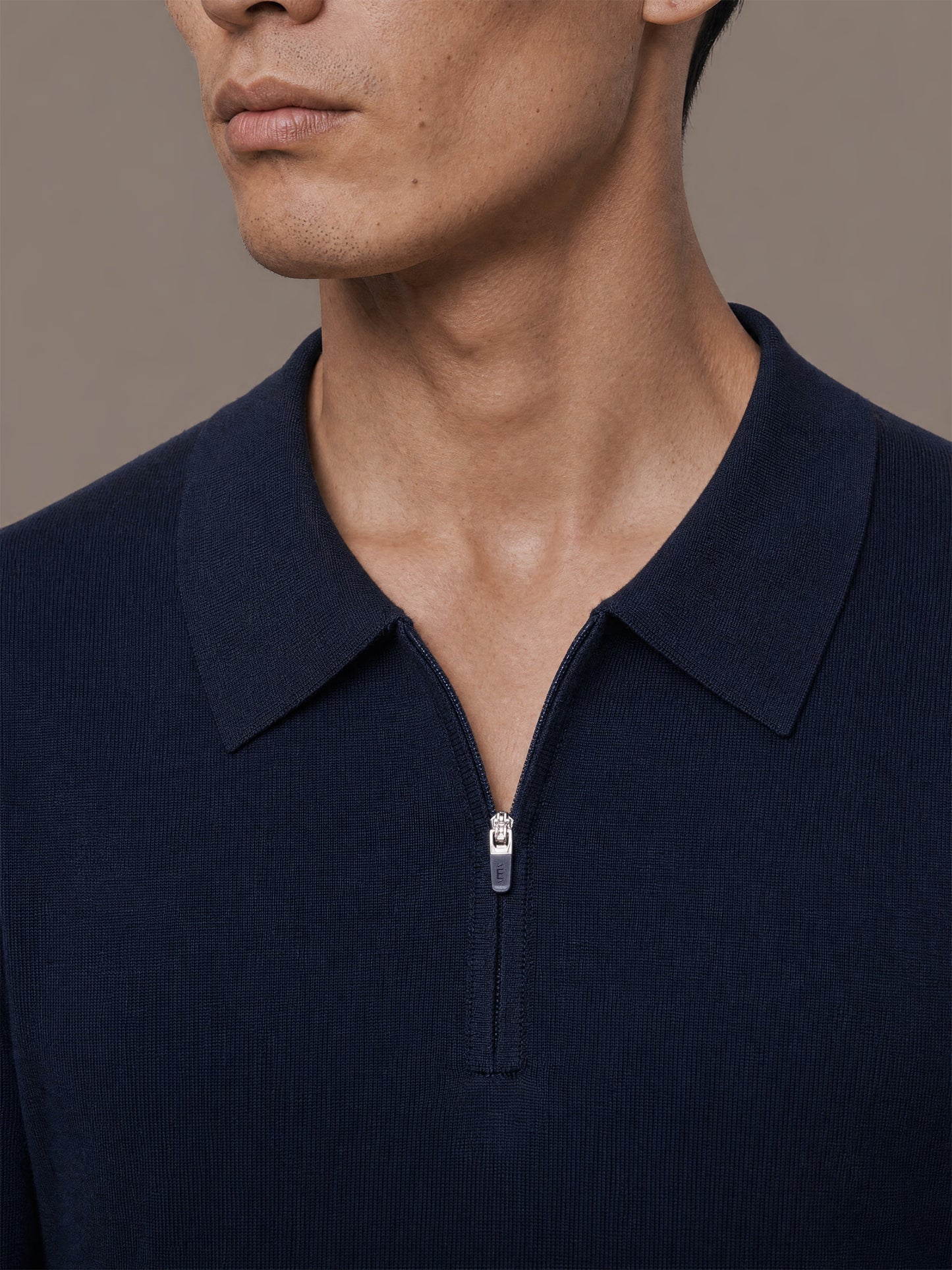 The Chair Merino short sleeve Polo Dark Navy