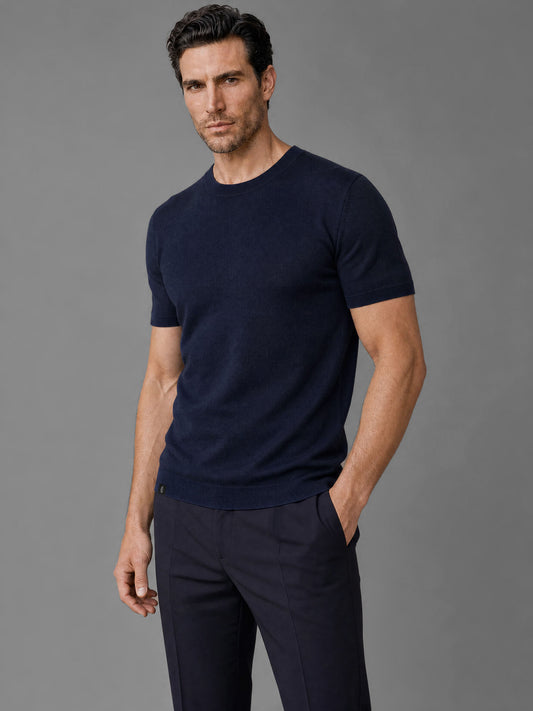 The Chair Merino T-shirt - Dark Navy