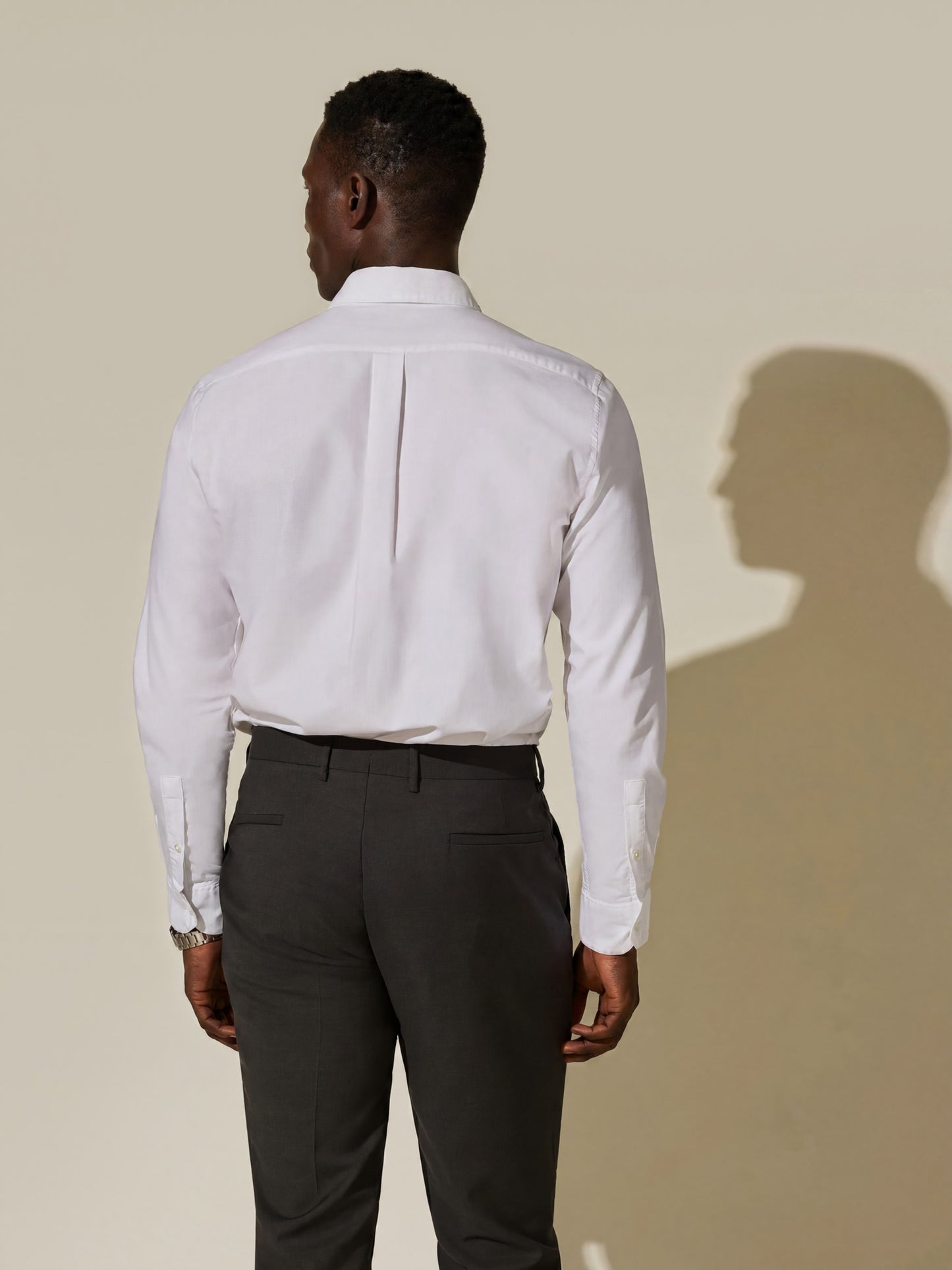 Cotton Oxford Shirt - White