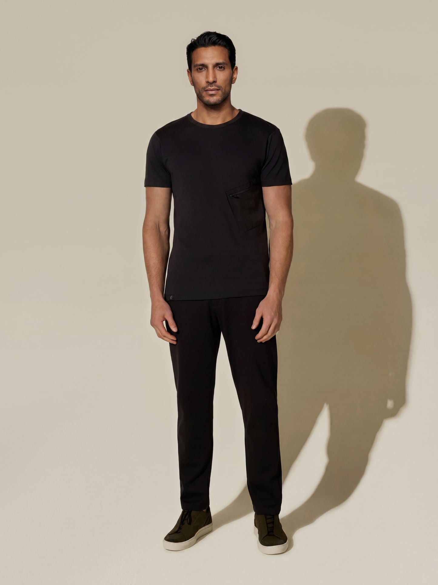 One Pocket Travel Tee - Black Beauty
