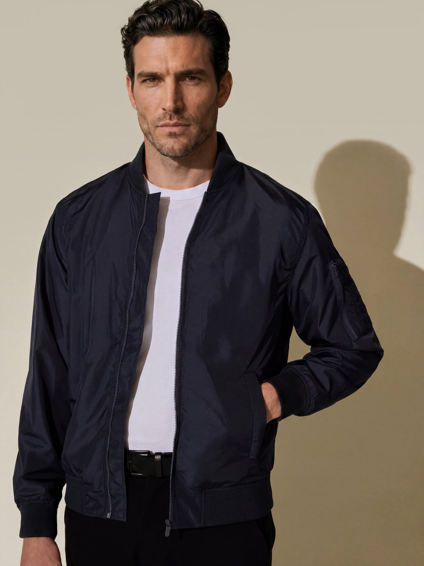 Aviator Jacket - Dark Navy