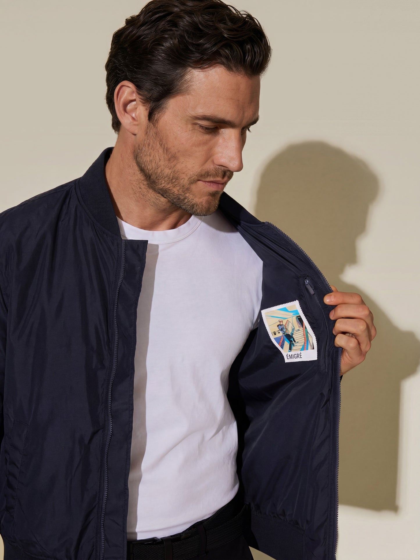Aviator Jacket - Dark Navy
