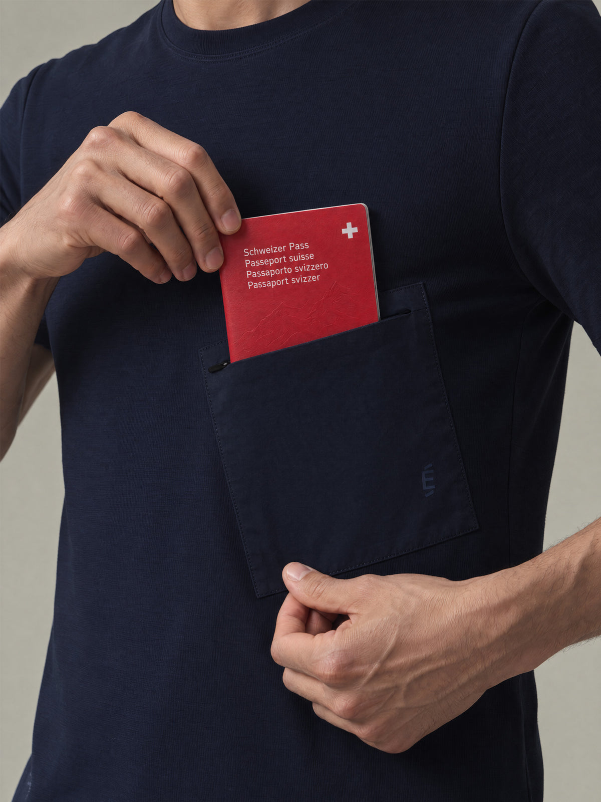 One Pocket T-shirt - Dark Navy
