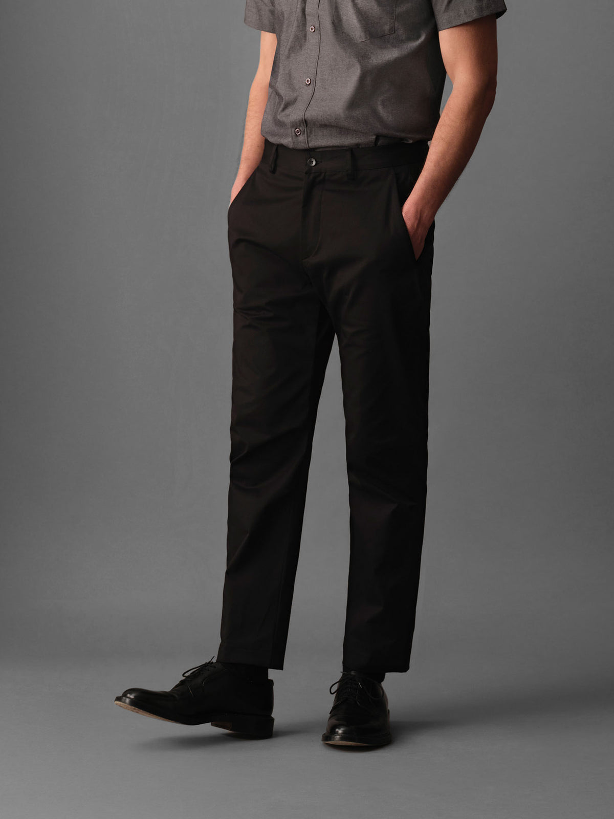 The Cotton Studio Trousers - Black Beauty