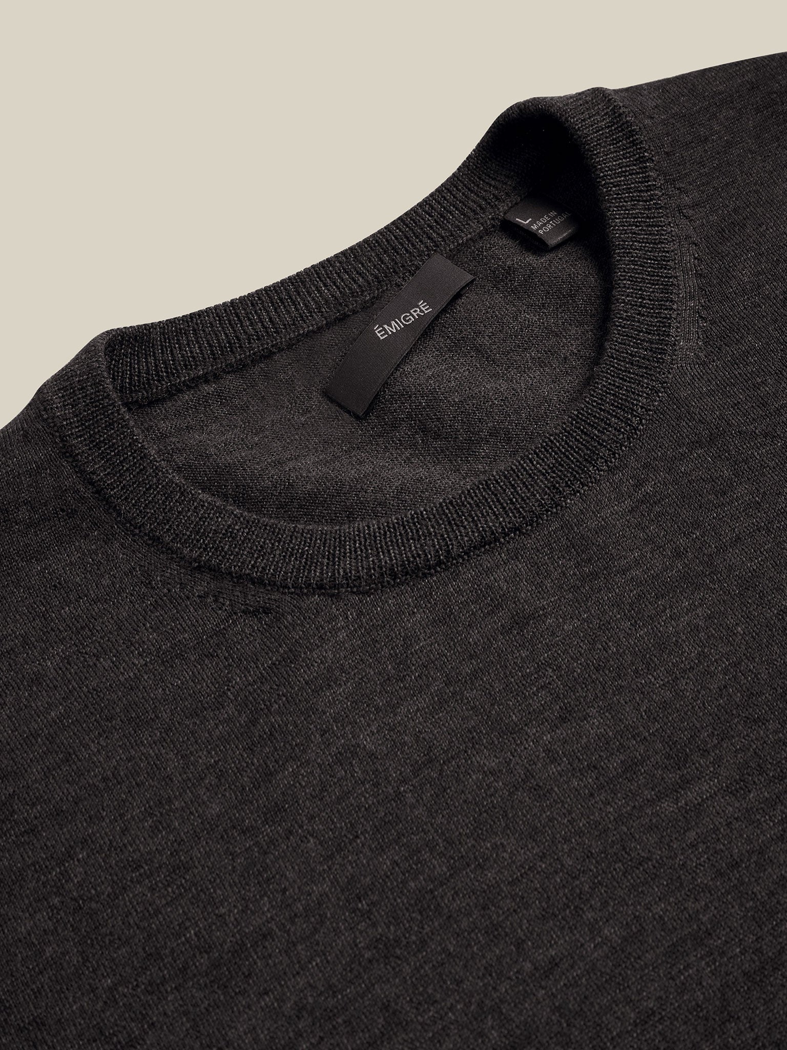 grey merino wool jumper - Versatile, sharp and easy.