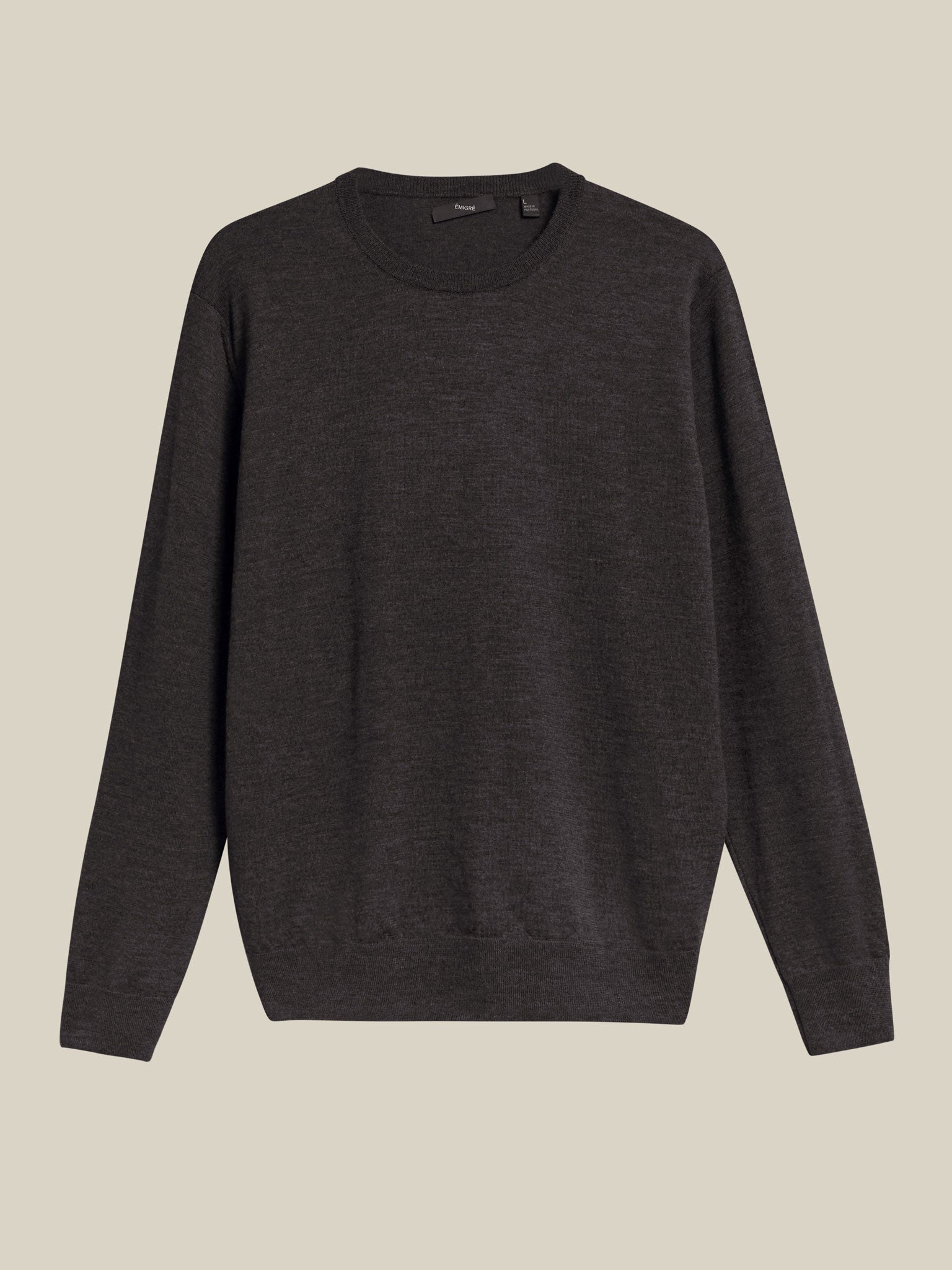 grey merino wool sweater, perfect for comfort and style when travelling