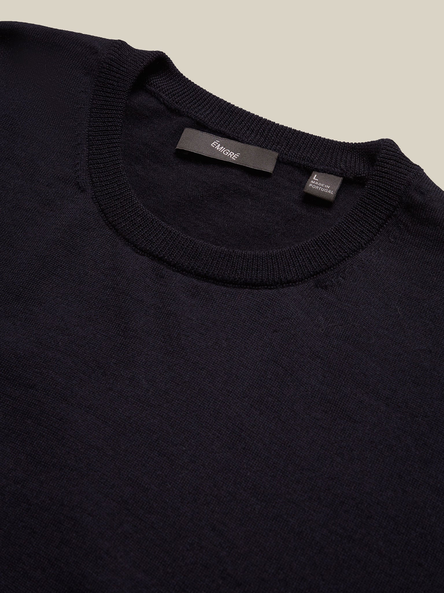 Merino Wool Jumper - Nordic Blue